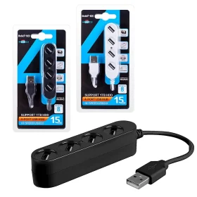 P-1020 4 Ports USB 2.0 Portable HUB