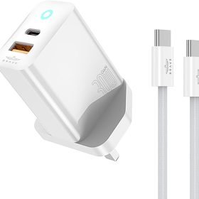 Brave 30 W Gan Fast Charger BTC 29 Adapter + Cable