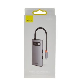 Baseus 4in1 Metal Gleam 4 Port Type C Hub Adapter