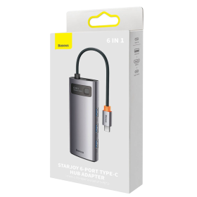 Baseus 6 in 1 Star Joy Type-C HUB Adapter