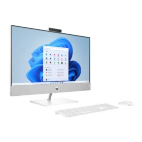 HP Pavilion 27-Ca2056nh All-in-One PC – 13th Gen [i7, 16GB RAM, 512GB SSD, DOS]